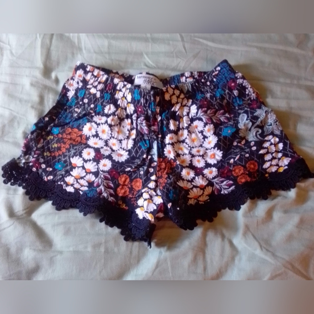 Harmony and Havoc brand size small multicolor floral shorts